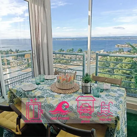 Appartement T2 Avec Garage Et Piscine A - Fr-1-338-484 Sète